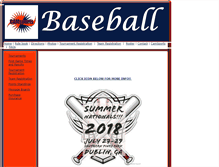 Tablet Screenshot of baseball.camsports-usa.com